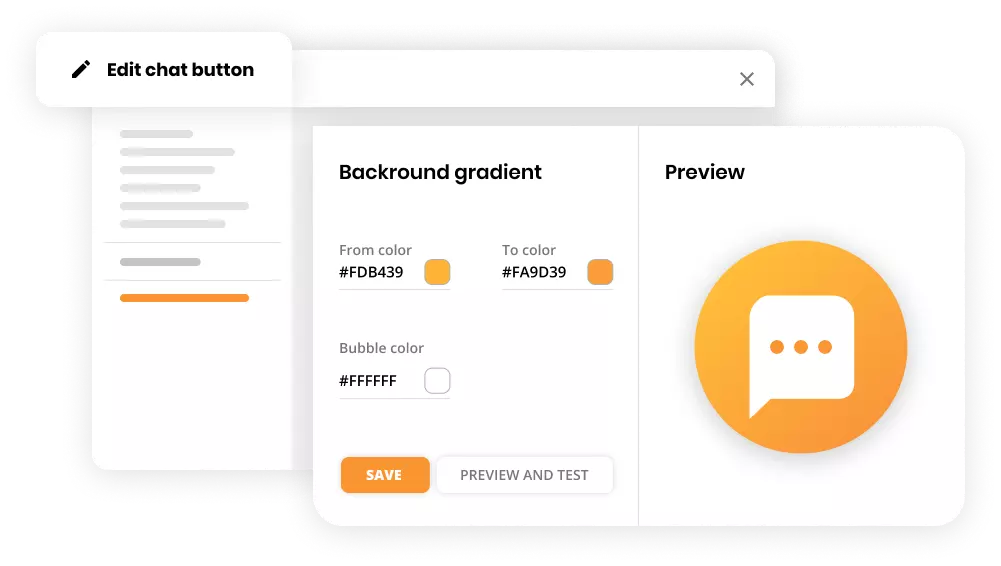 Prilagodite gumb za klepet v programski opremi za storitve za stranke - LiveAgent