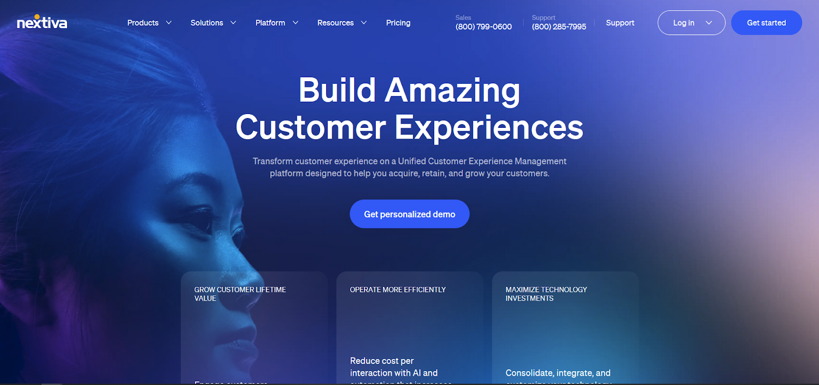 Nextiva call center programska oprema domača stran