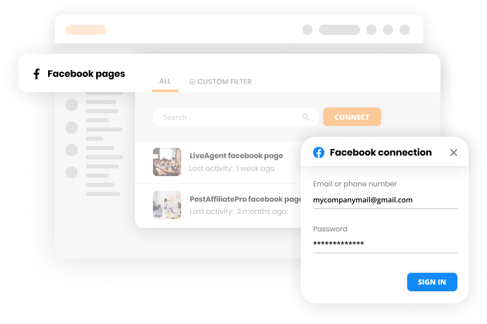 Povežite Facebook s programsko opremo za pomoč - LiveAgent