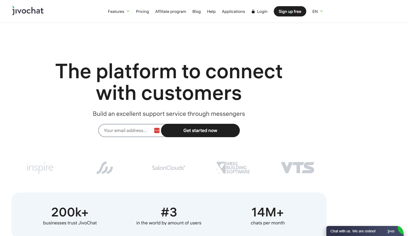 Domača stran Jivochat