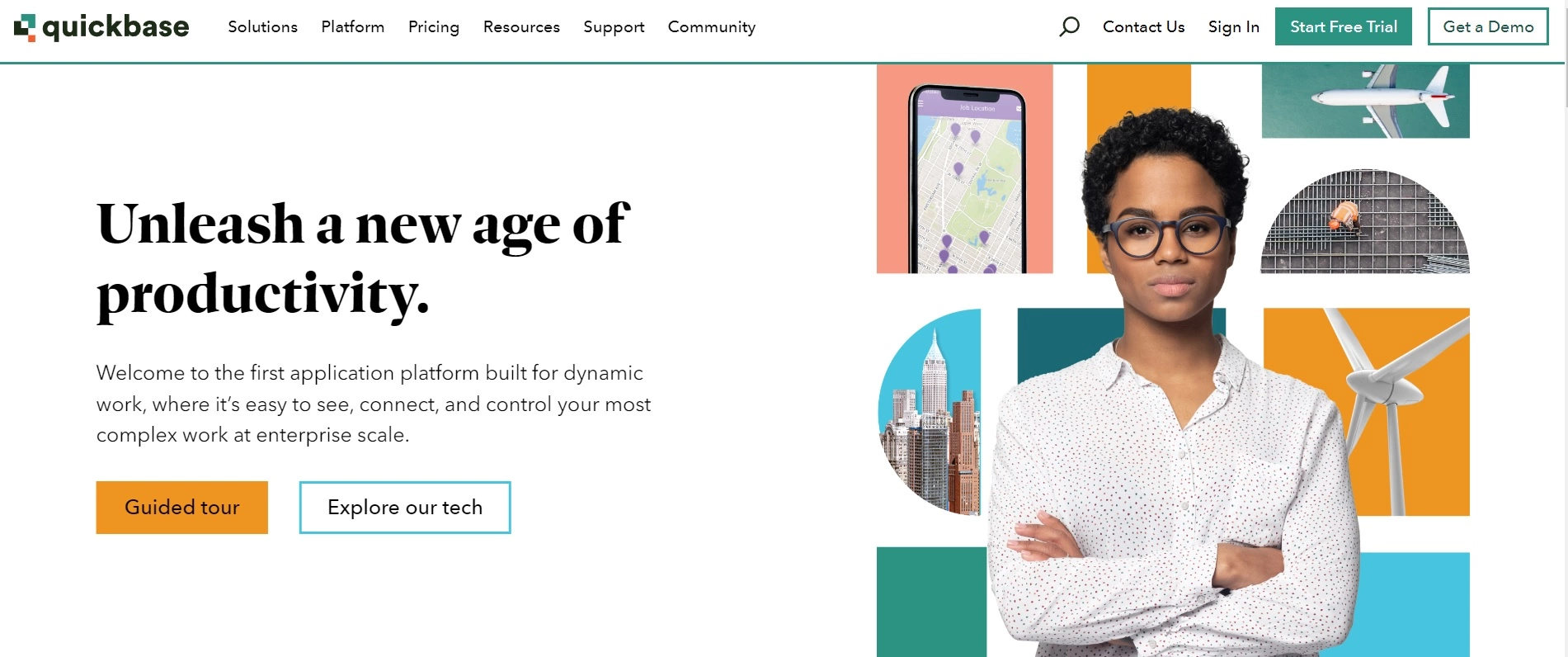 Domača stran Quickbase - povežite in nadzorujte svoje zapletene projekte brez kakršne koli izkušnje s kodiranjem