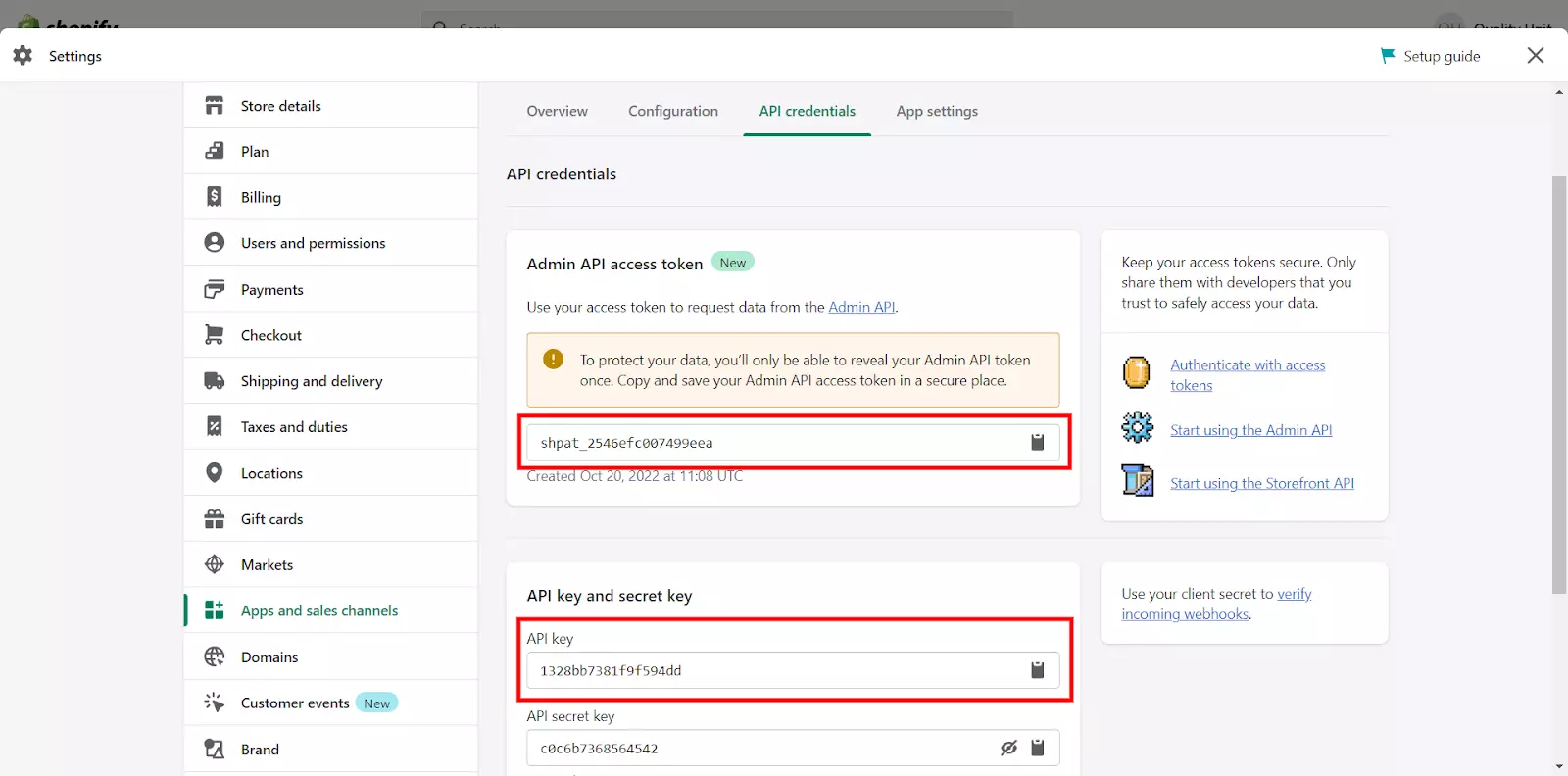 Dostop do žetona in API ključa za konfiguracijo vtičnika v LiveAgent