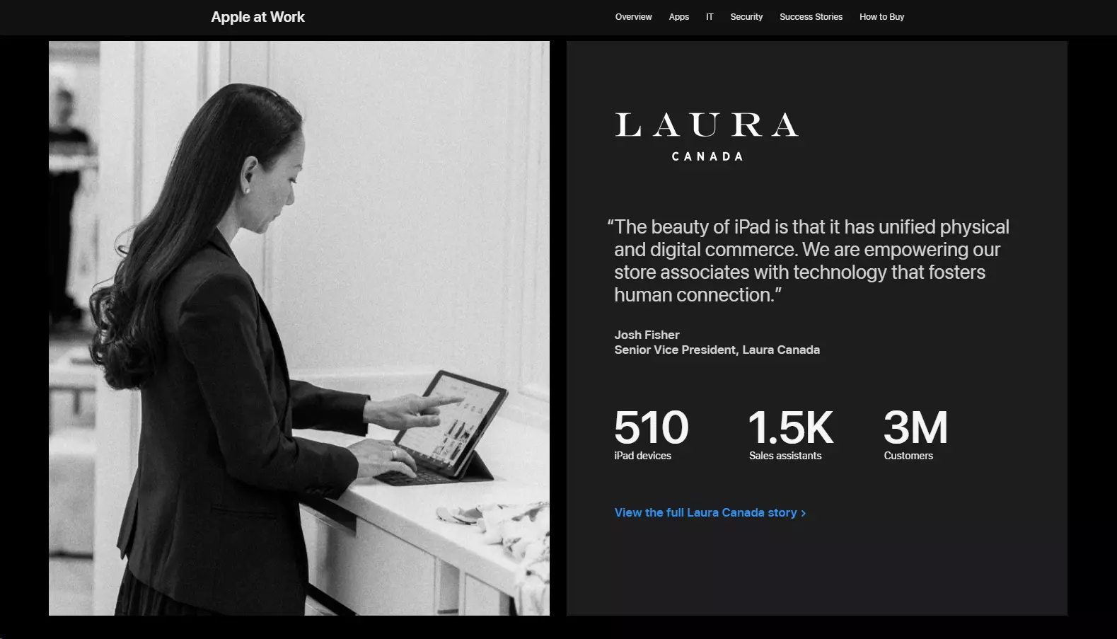 Apple upošteva svoje cilje storitve za stranke z zagotavljanjem visokokakovostnih proizvodov in osebnih rešitev