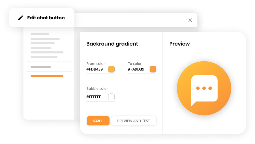 Prilagodite gumb za klepet v programski opremi za storitve strankam - LiveAgent