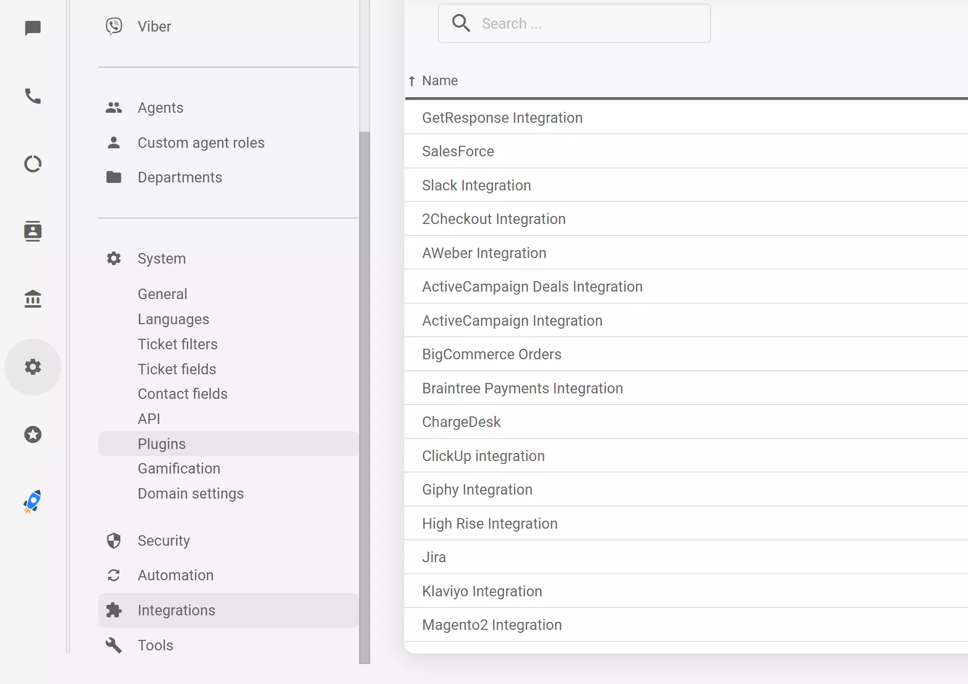 Izboljšava nastavitev integracije