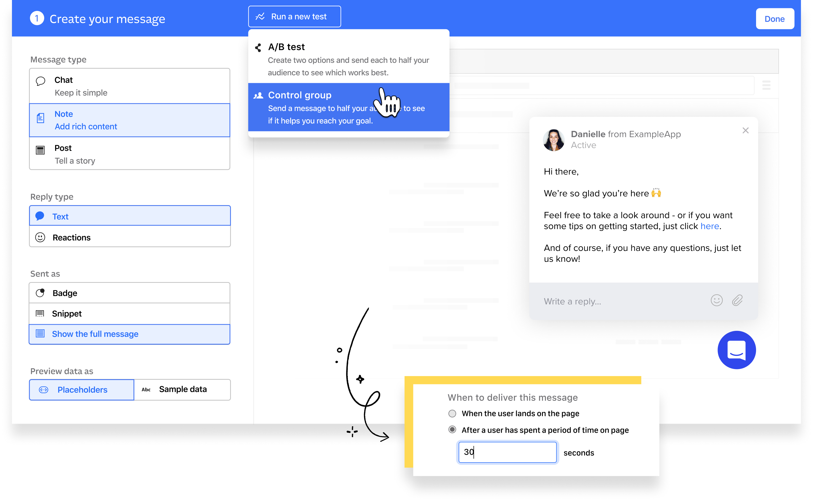 Intercom tekoči live chat