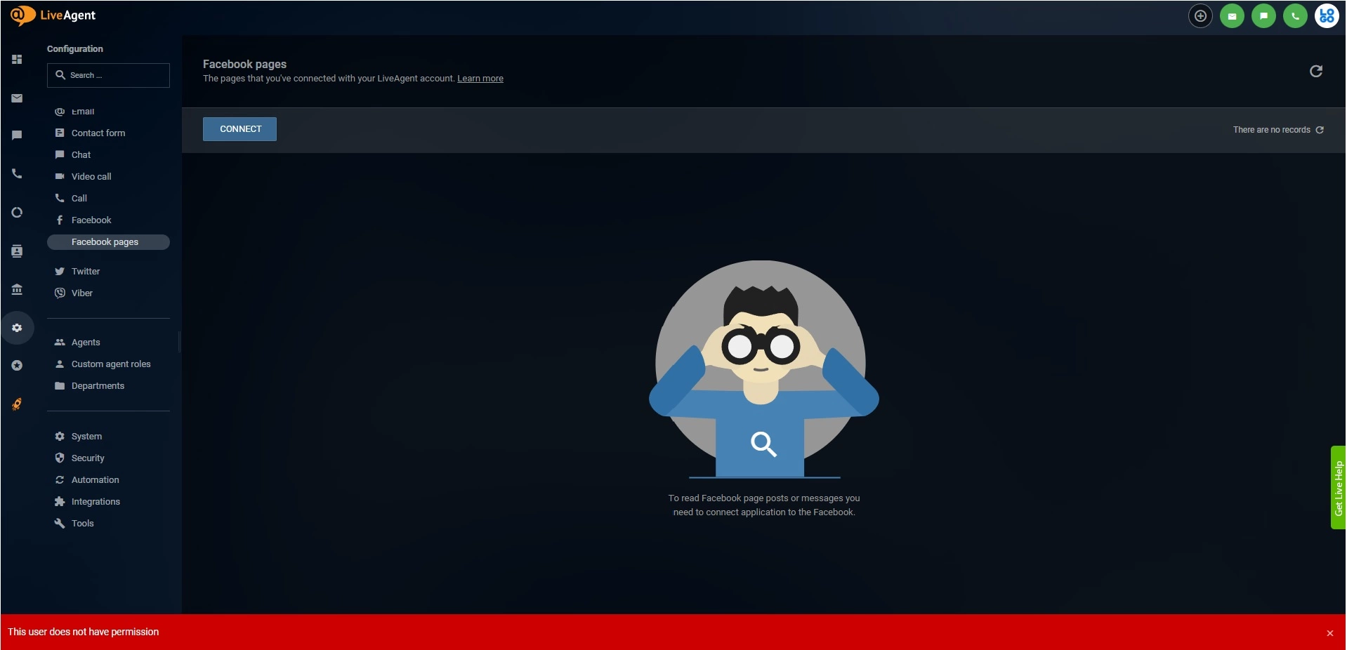 LiveAgent - Popravljena težava z integracijo Facebooka