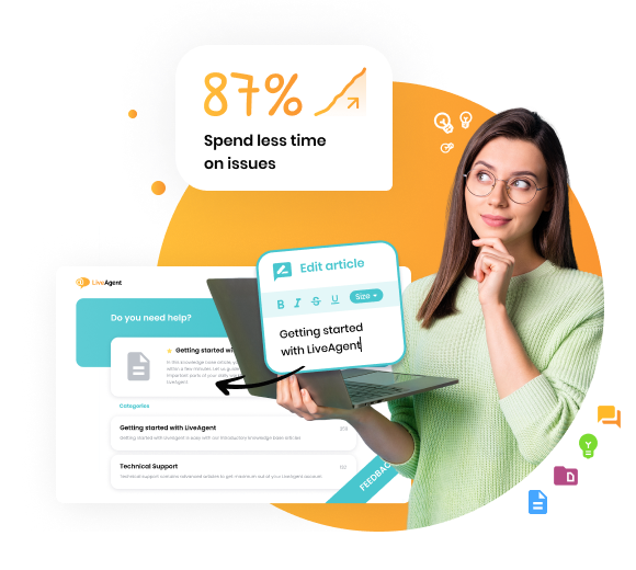 Prihranite čas s programom LiveAgent