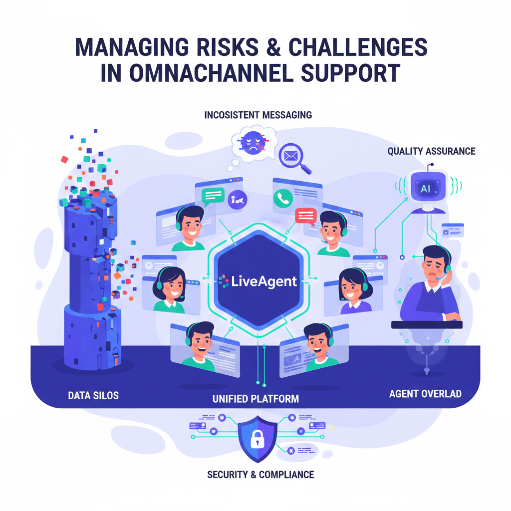 Upravljanje tveganj in izzivov pri omnikanalni podpori