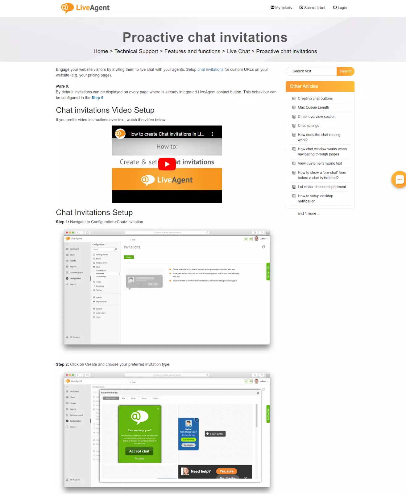 LiveAgentov vodič za proaktivna povabila v klepet
