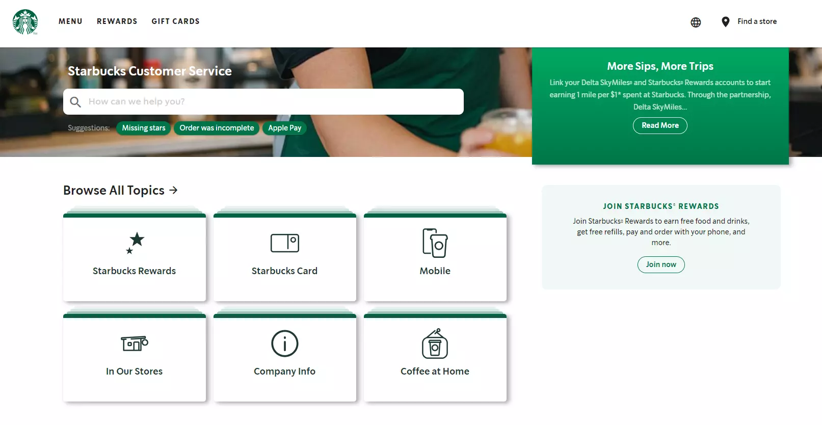 Baza znanja Starbucks