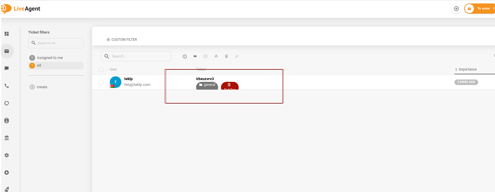 Pokvarjeno oblikovanje oznak v LiveAgent