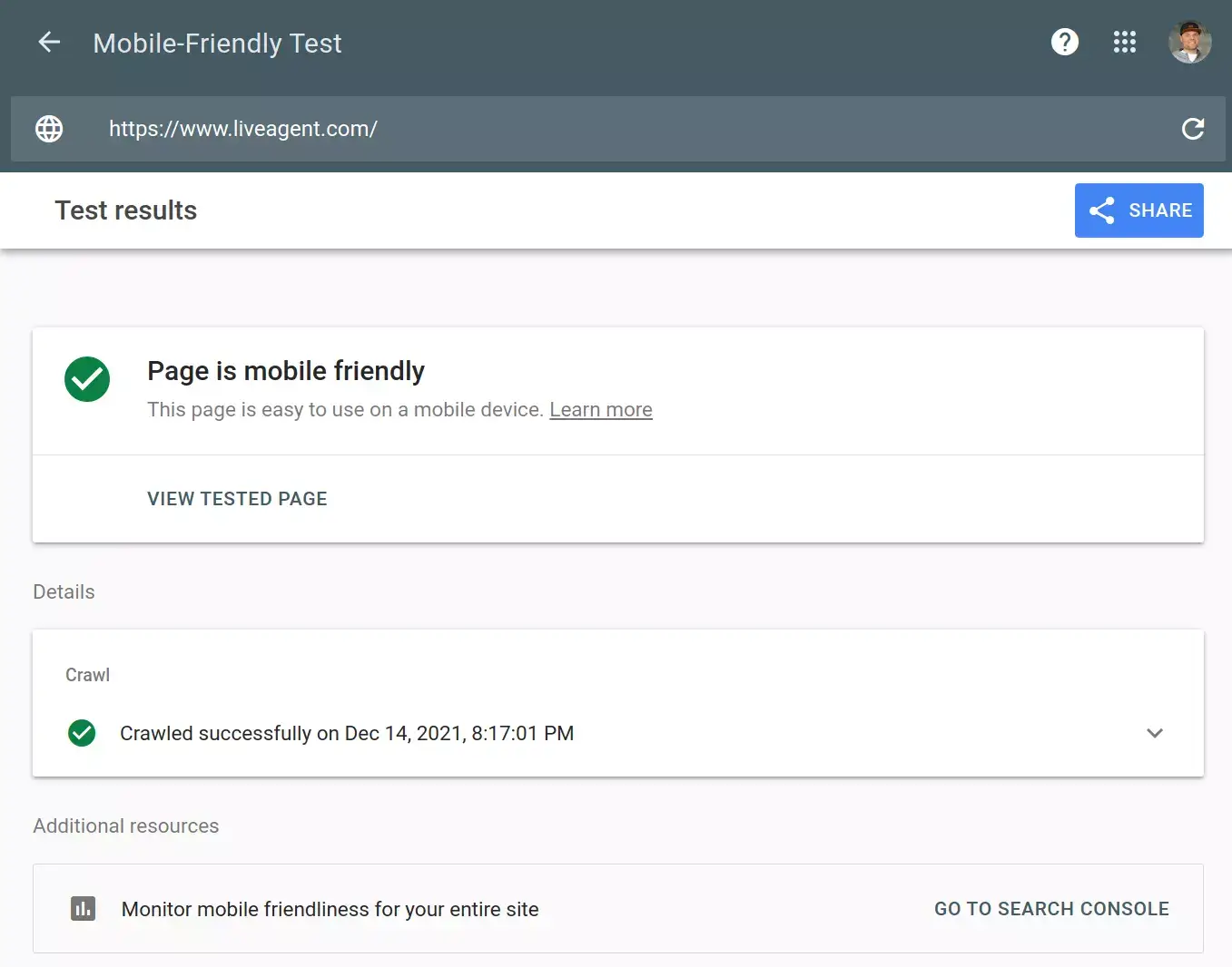 Quick check if your website is mobile-friendly