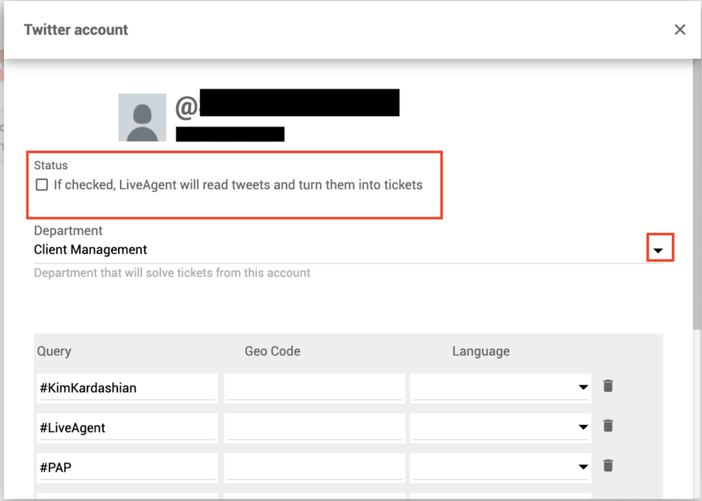 Spremljanje omemb na Twitterju