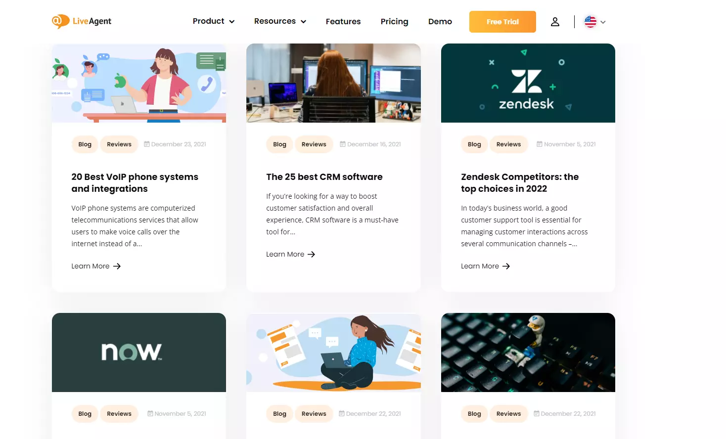 Objave na blogu LiveAgent