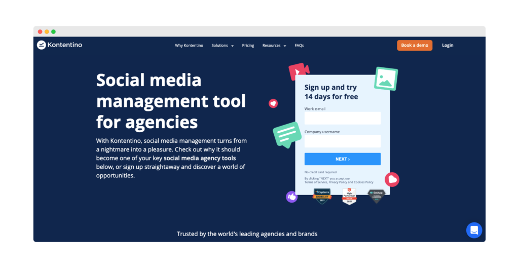 Ciljna stran Kontentino