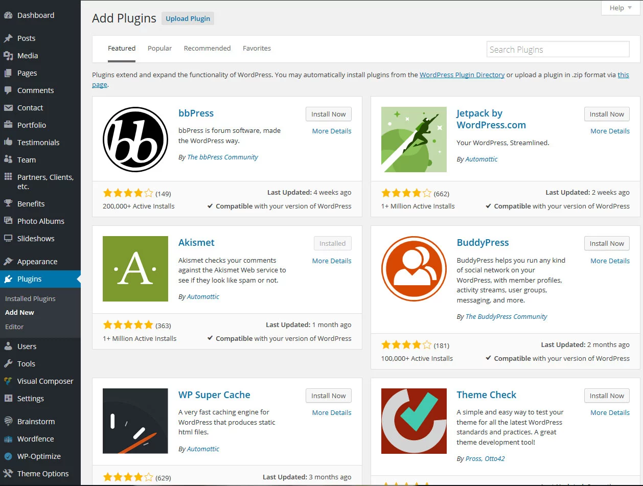 Vedno preveri funkcionalnost vtičnika WP