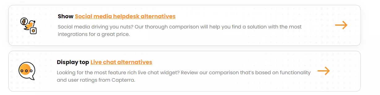 LiveAgent alternative: CTA gumbi