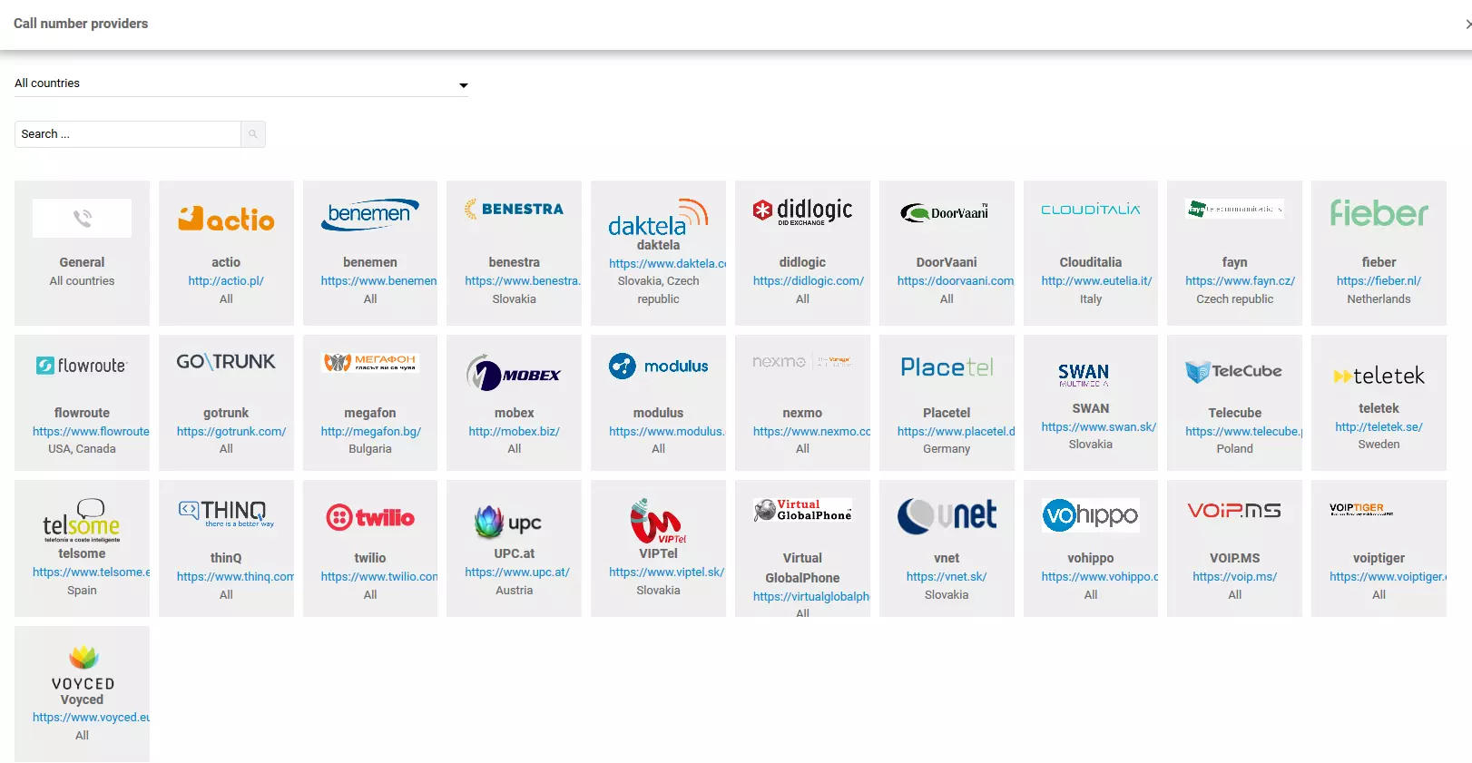 Izbira ponudnikov VoIP