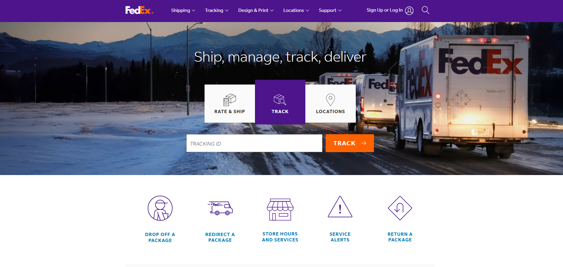 FedEx Help Desk Kontakti