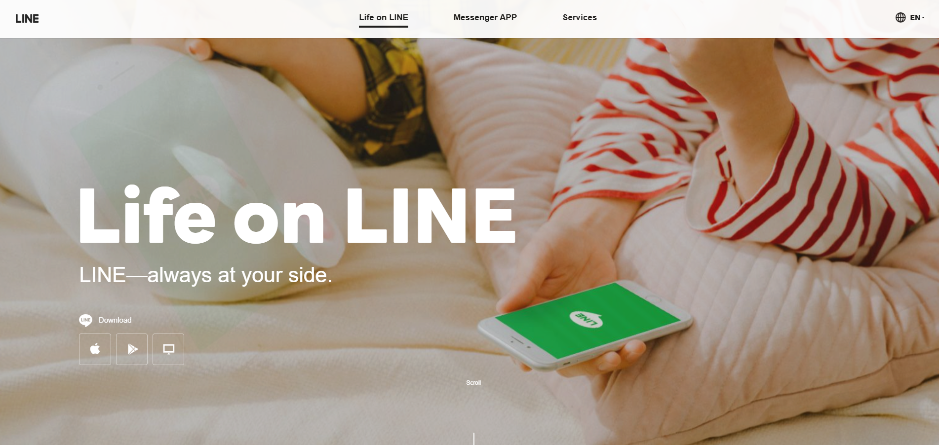 LINE Kontakti za pomoč uporabnikom