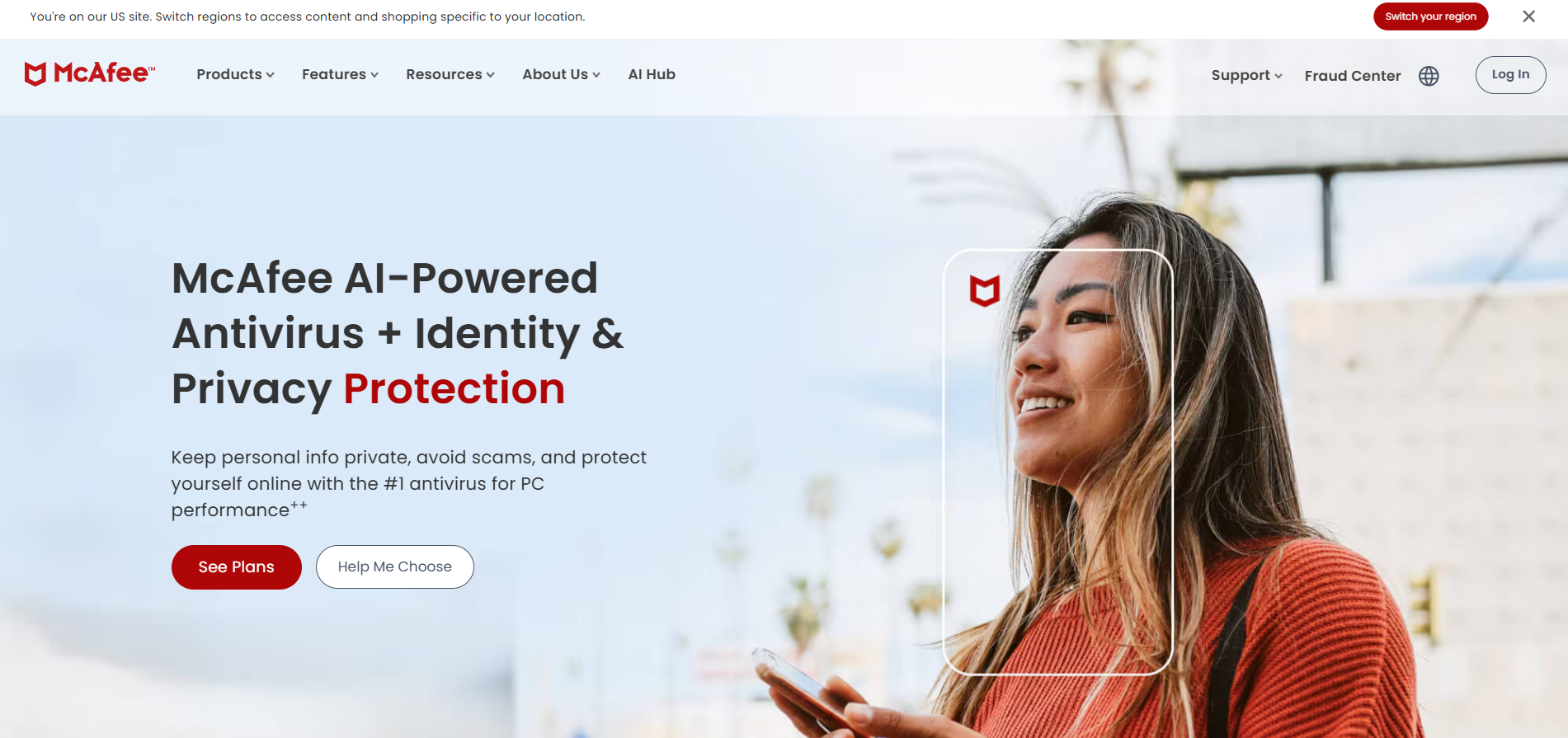 Kontakti McAfee Help Deska