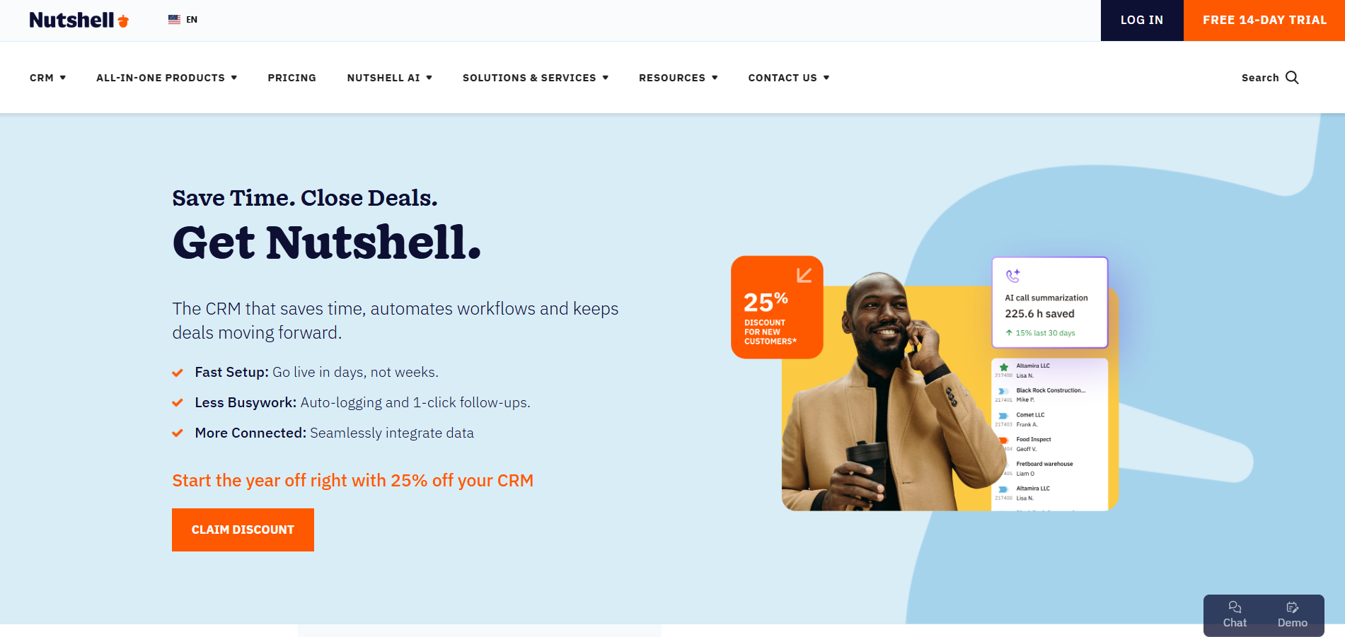 Nutshell Help Desk Kontakti