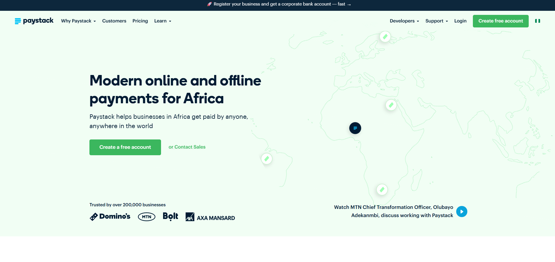 Paystack Kontakti za Pomoč Strankam