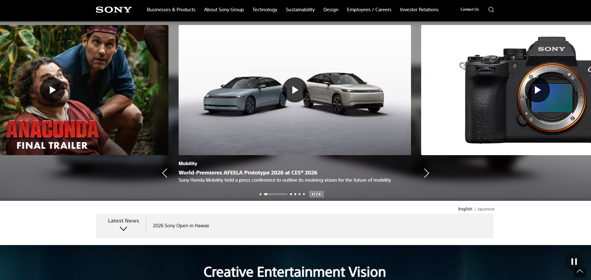 Kontakti Sony Help Deska