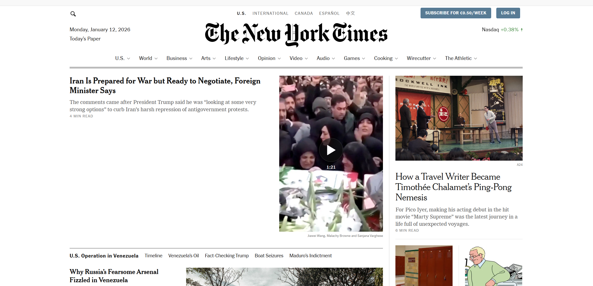 Kontakti pomoči The New York Times