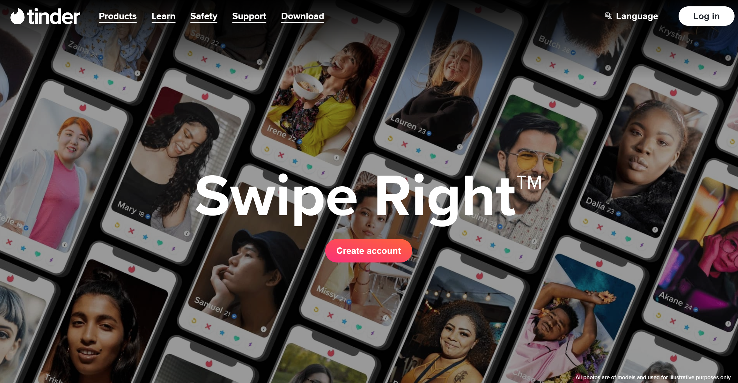 Tinder kontaktni podatki za pomoč uporabnikom