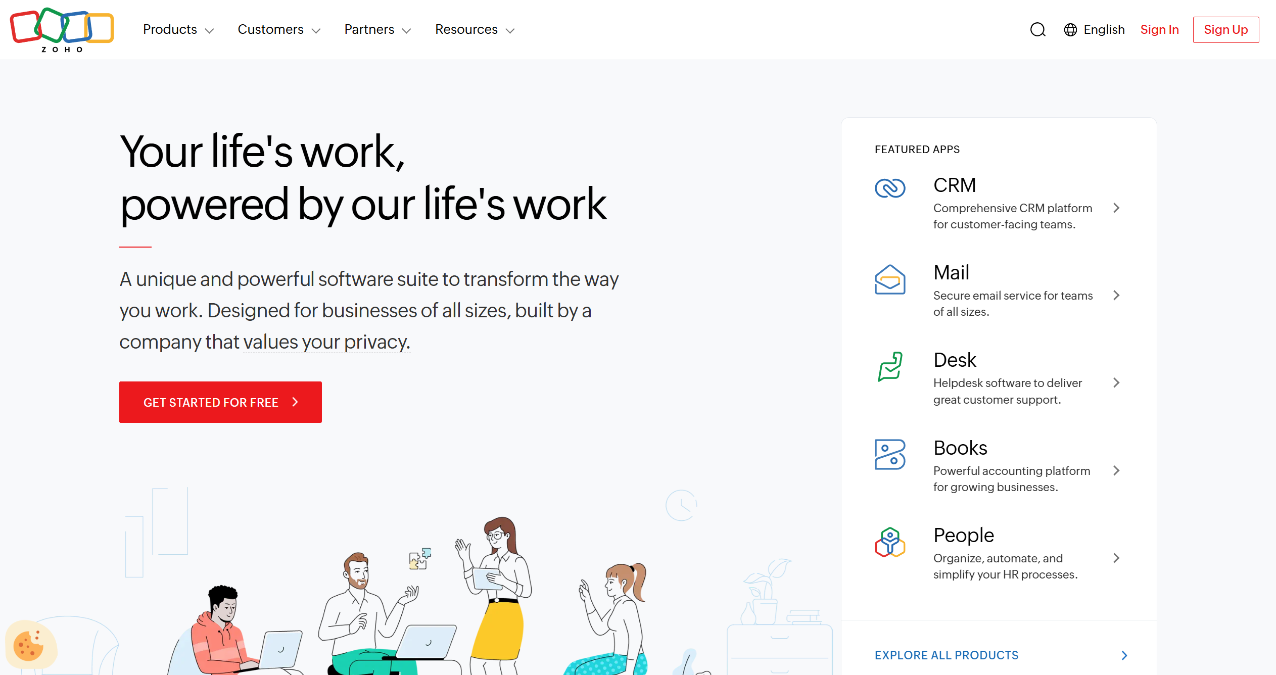 Zoho Help Desk Kontakti