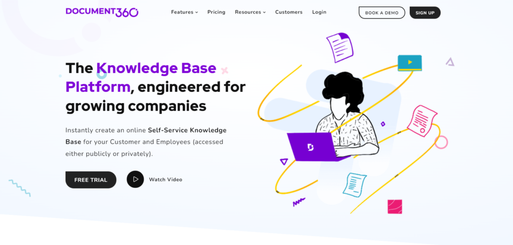 Domača stran Document360