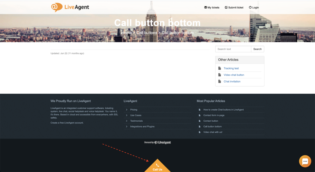 Aktivni gumb za klic