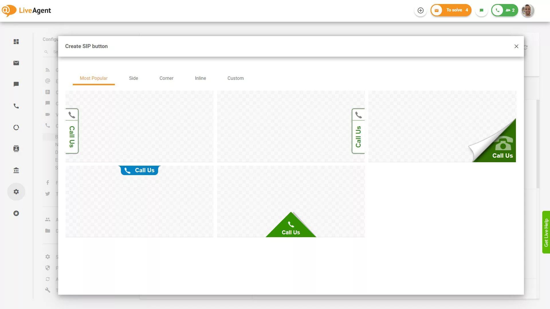 Galerija gumbova za klice