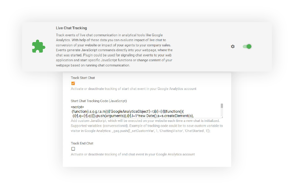 Sledenje vdelanega klepeta v LiveAgent