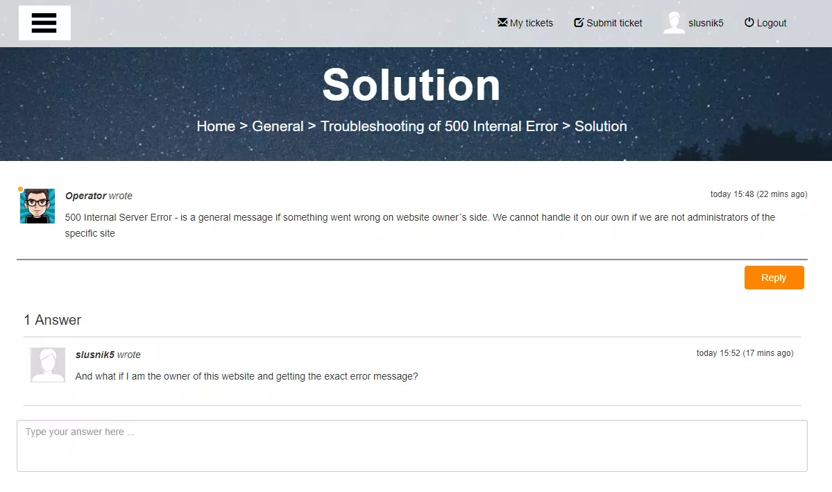 Primer javnega foruma za stranke