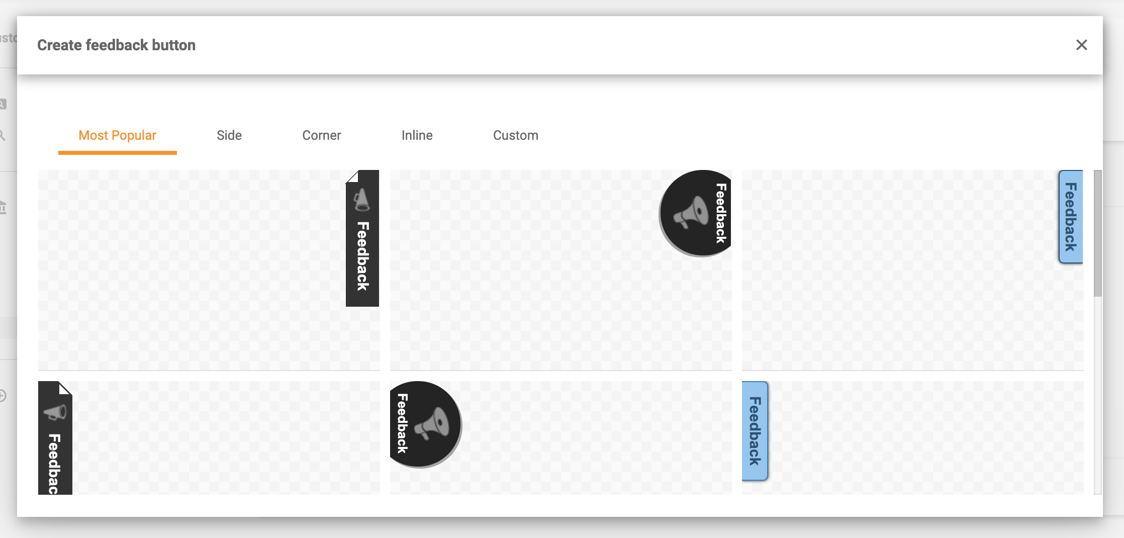 Slogi gumbov za povratne informacije - najbolj priljubljeni
