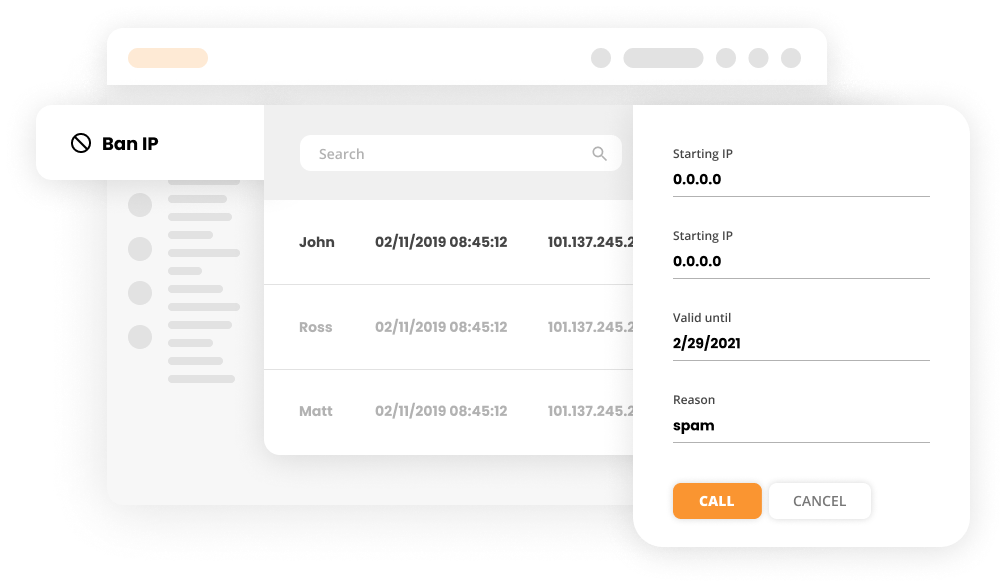 Prepoved IP naslova - maketa