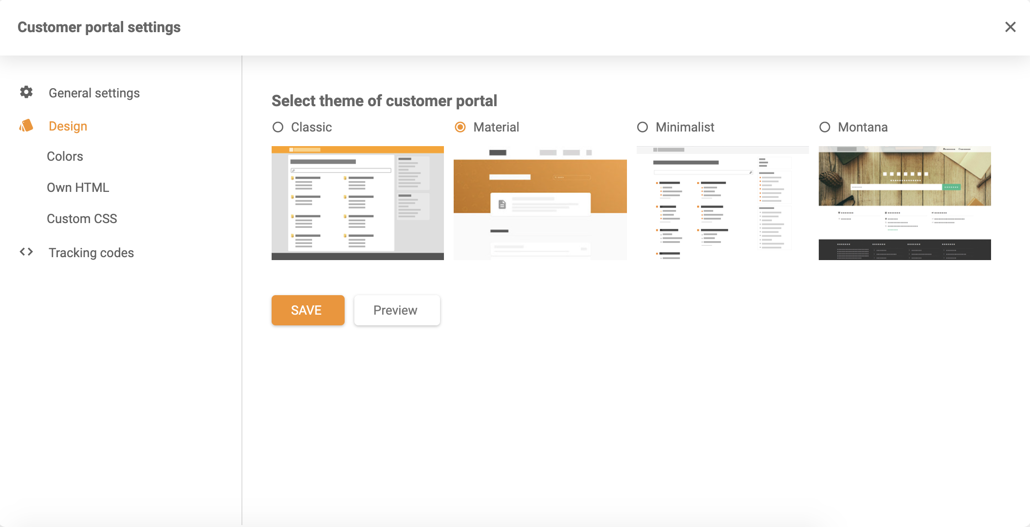 Možnosti teme baze znanja
