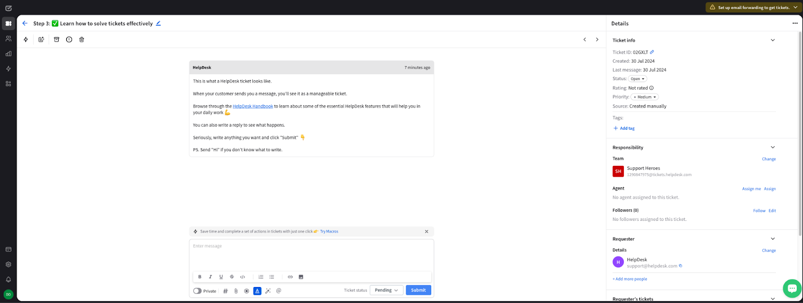 Programska oprema za storitve za stranke HelpDesk