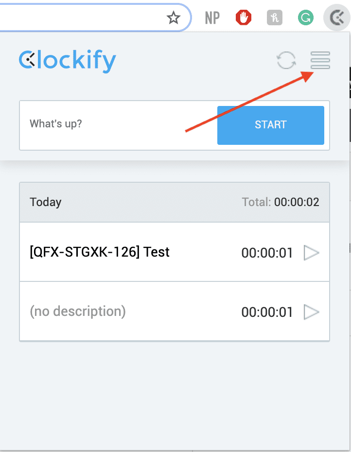 Možnosti razširitve Clockify