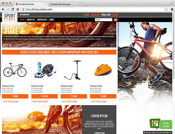 Oxatis LiveAgent livechat integracijo