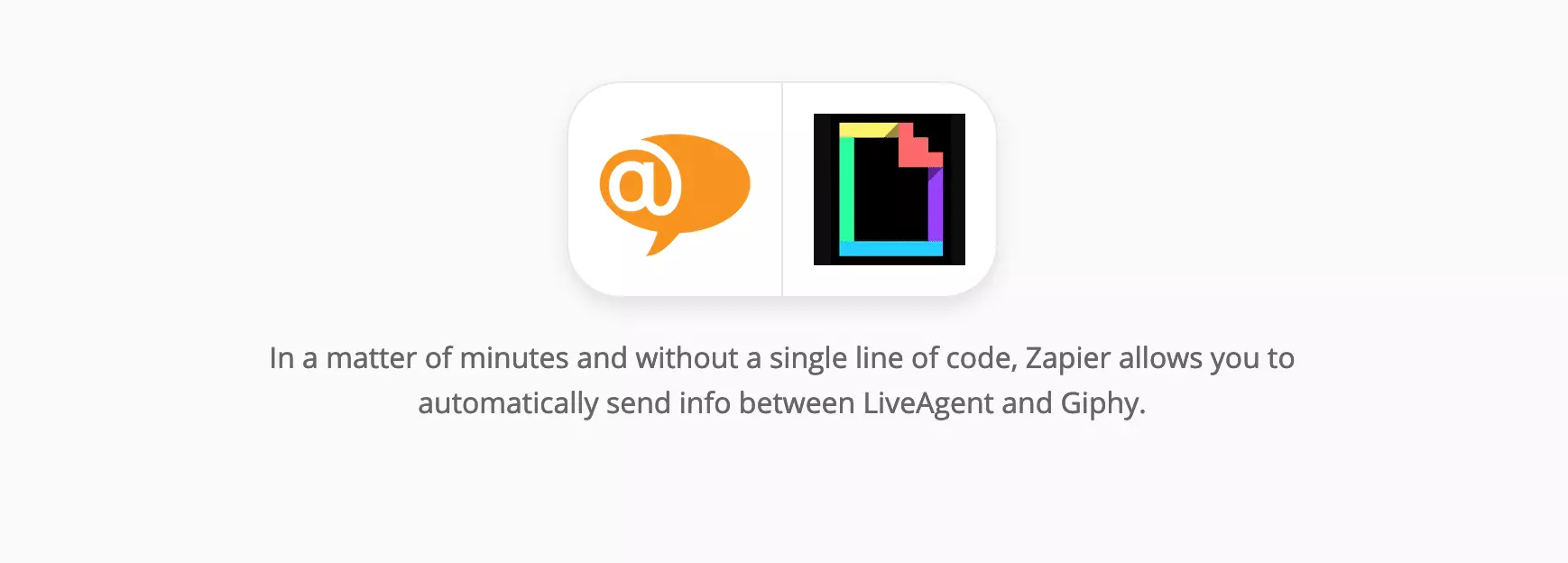 Integracijo LiveAgent in Giphy na Zapier