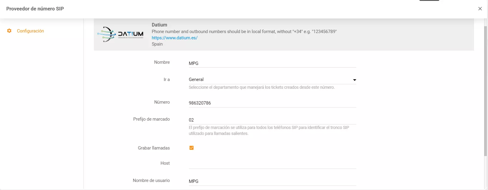 Vnesite Datium poverilnice