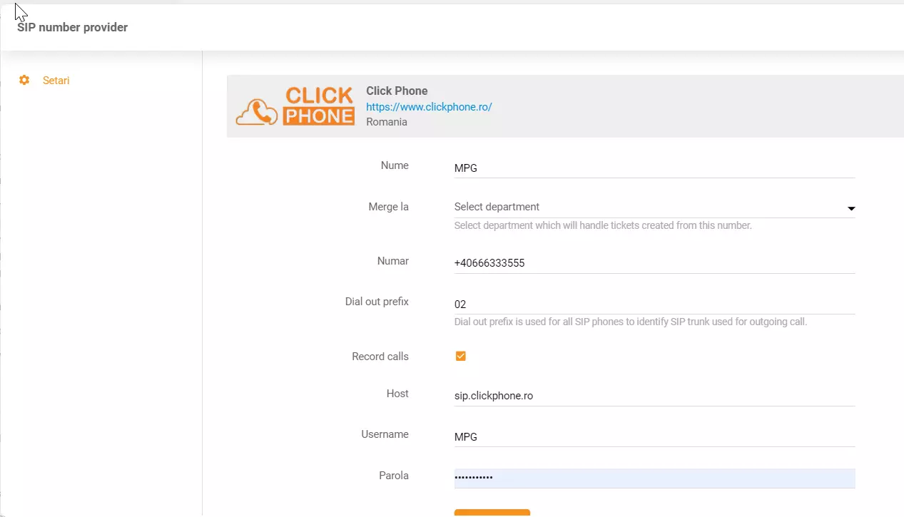 Poverilnice ClickPhone