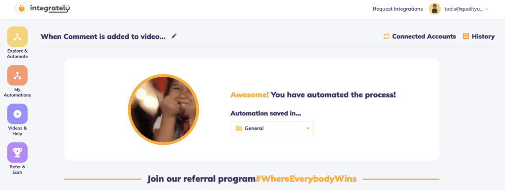 Zaključni dotiki med integracijo LiveAgent in Youtube