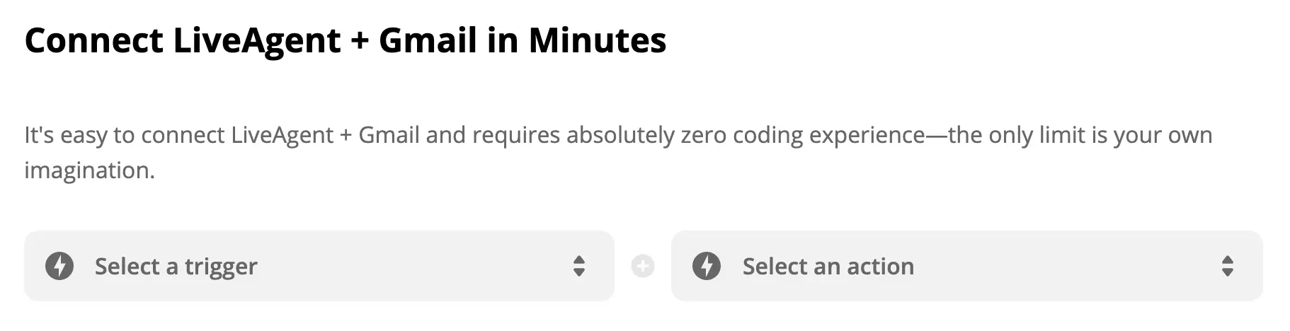 Izbira sprožilca in dejanja