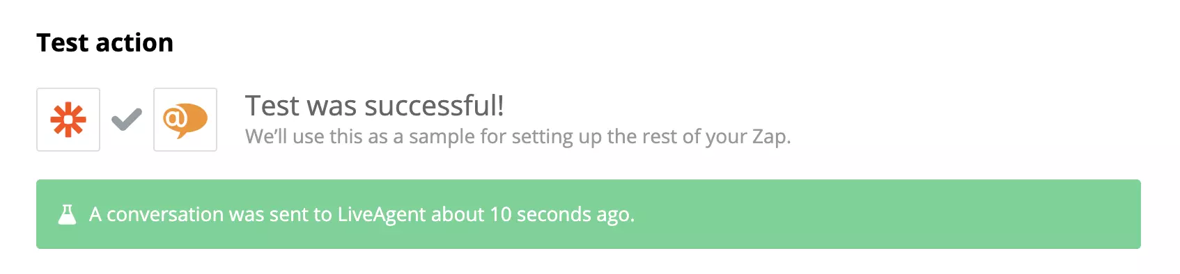 Uspešen test integracije HubSpot in LiveAgent