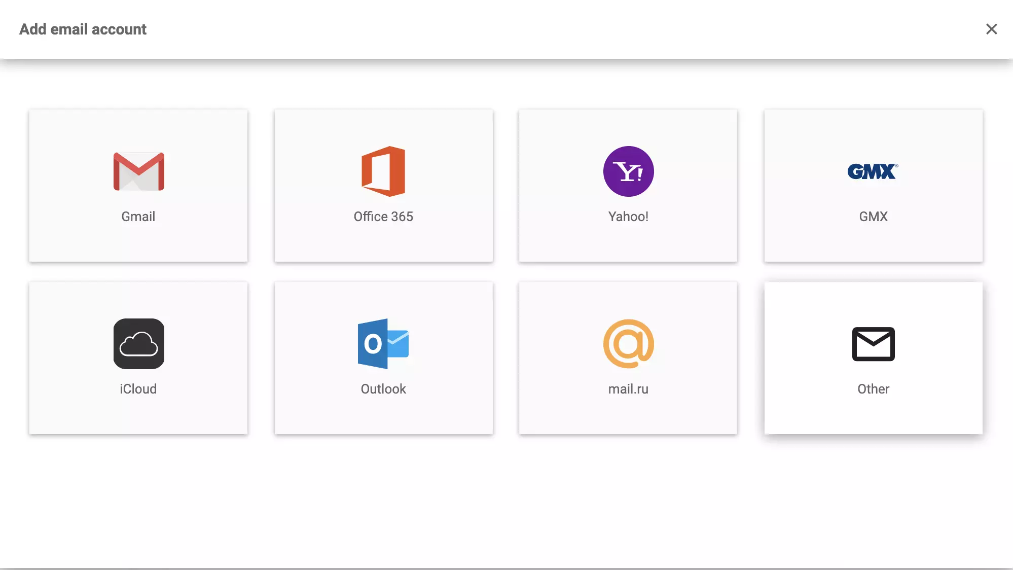 Konfiguracija LiveAgent z izbiro e-pošte